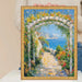 32x48 Frame Contemporary Modern Slim Bright Gold Pebbled Texture Picture Frame