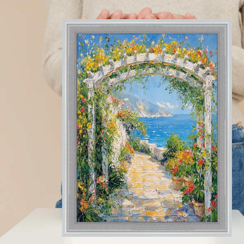 26x26 Frame Modern Silver Metal Brushed Picture Frame