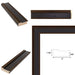 40x60 Frame Wide Gold Black Flat Panel Picture Frame