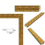 20x20 Frame Versailles Gold Ornate Picture Frame - Vintage Wall deco