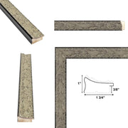 30x36 Frame Vintage Antique Alabaster White Wash Picture Frame