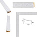 Glossy Ornate Wedding White Picture Frame 