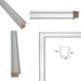 20x28 Frame Modern Silver Metal Brushed Picture Frame
