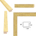 30x30 Frame Natural Maple Wood Flat Picture Frame