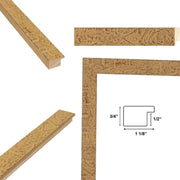 24x30 Frame Natural Maple Wood Flat Picture Frame