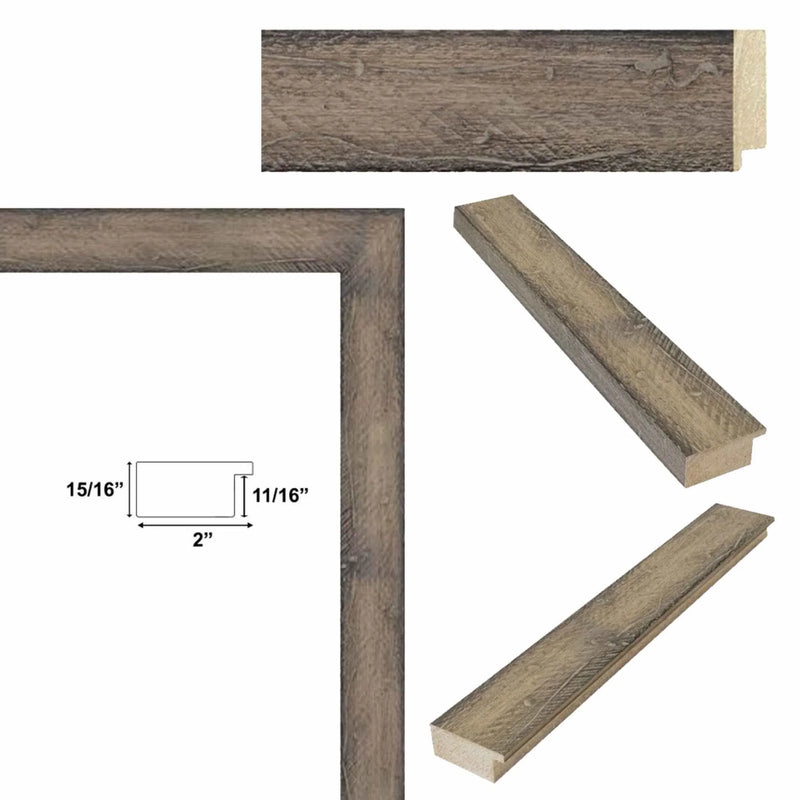 Drift Barnwood Beach Wood Rustic Picture Frame 