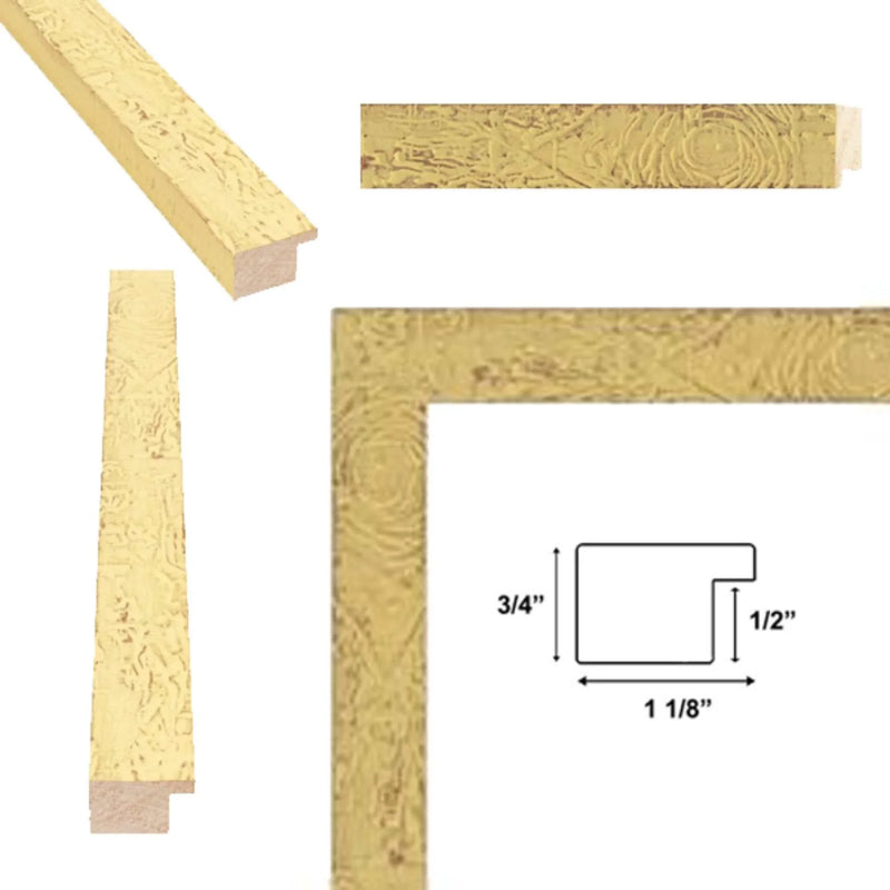 14x14 Frame Natural Maple Wood Flat Picture Frame
