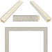 20x28 Frame White Birch Wood Scoop Picture Frame