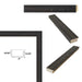 Drift Barnwood Black Wash Rustic Picture Frame 