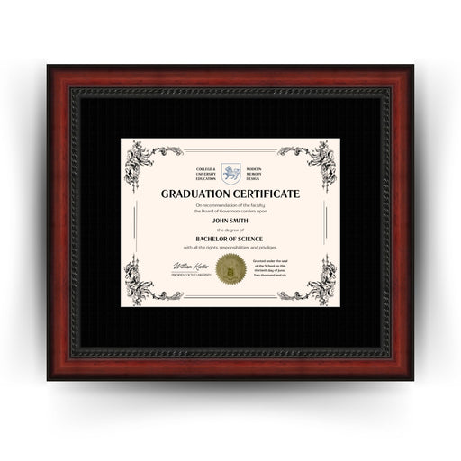 Purdue University Diploma Frame 8.5x11 Certificate Black