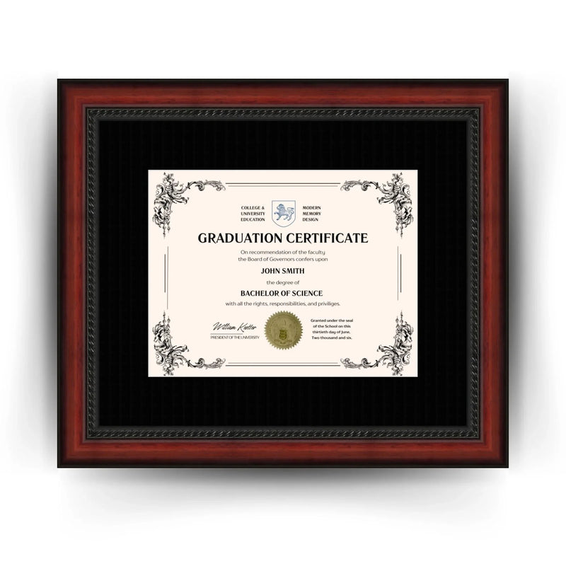 University of Colorado Denver Diploma Frame 8.5x11 Certificate Black