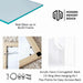 24x30 Frame Gold Brushed Modern  Contemporary  Scoop Picture Frame