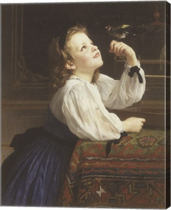 L'Oiseau Cheri, 1867 by William Adolphe Bouguereau