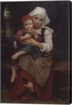 Breton Brother and Sister by William Adolphe Bouguereau