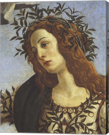 Figure of Minerva (detail) by Sandro Botticelli