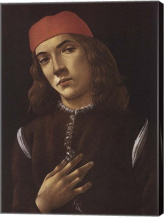 Portrait of Youth by Sandro Botticelli