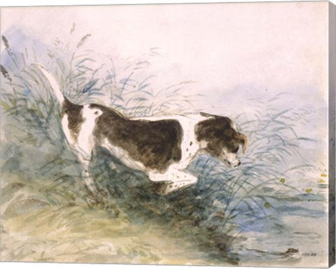 Dog Watching a Rat in the Water by John Constable