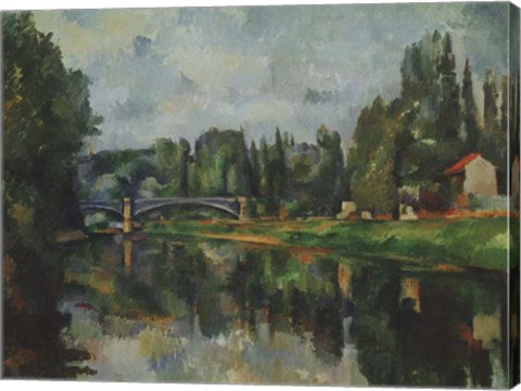 Bridge Over Ther Marne at Creteil by Paul Cezanne