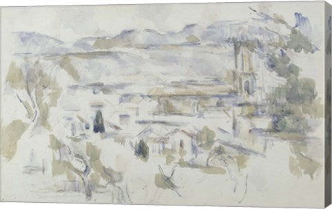 La Cathedrale D'Aix by Paul Cezanne