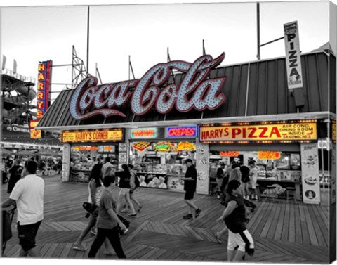 Coca Cola Sign - Boardwalk, Wildwood NJ by Rich Sbarro