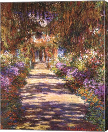 Jardin a Giverny by Claude Monet