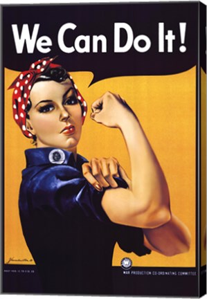 Rosie The Riveter by J. Howard Miller