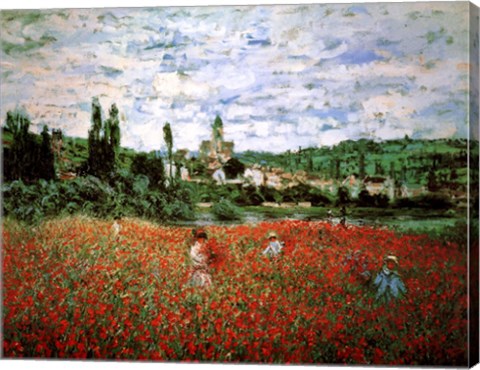 Field of Poppies, Vetheuil by Claude Monet