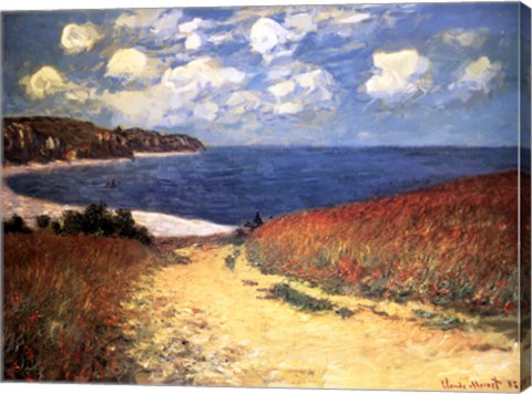 Meadow Rd. to Pourville by Claude Monet