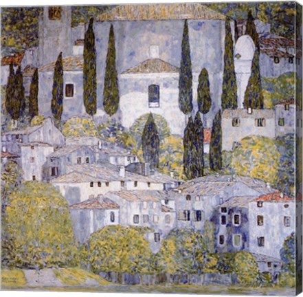 Church at Cassone on garda by Gustav Klimt