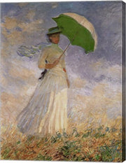 Woman with Sunshade by Claude Monet