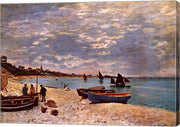 Beach at Sainte-Adresse by Claude Monet