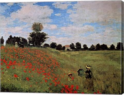 Corn Poppies by Claude Monet