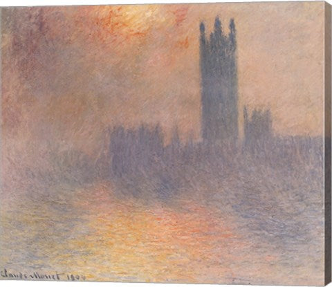 London Houses of Parliament by Claude Monet