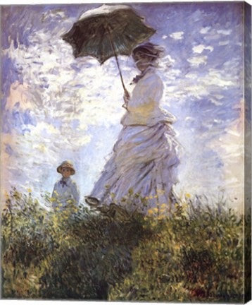 Madame Monet and Her Son by Claude Monet