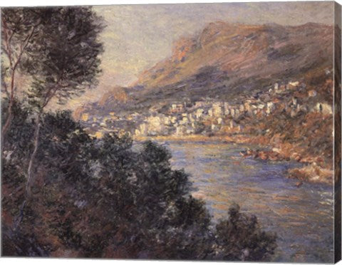 Monte Carlo Vue De Cap Martin by Claude Monet