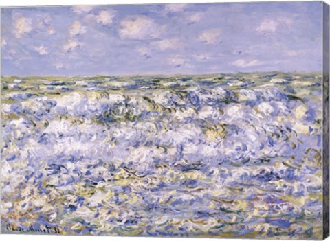 Waves Breaking by Claude Monet