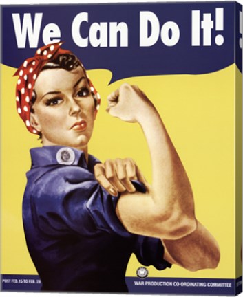 We Can Do It - Rosie The Riveter by J. Howard Miller