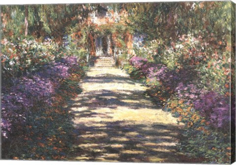Garden at Giverny by Claude Monet