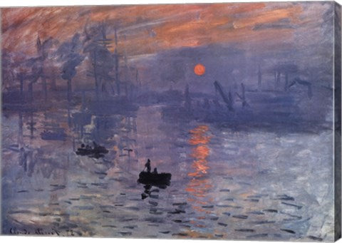 Impression, Sunrise, c.1872 (blue) by Claude Monet