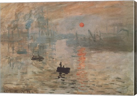 Impression, Sunrise, c.1872 (green) by Claude Monet