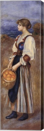 Girl with a Basket of Oranges by Pierre-Auguste Renoir