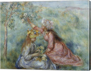 Girls Picking Flowers in a Meadow, c.1890 by Pierre-Auguste Renoir
