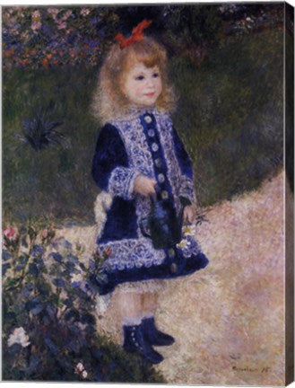 Girl with a Watering Can by Pierre-Auguste Renoir