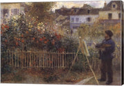 Monet Painting in the Garden at Argenteuil, 1873 by Pierre-Auguste Renoir