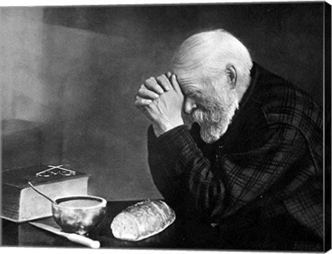 Grace Old Man Praying by Eric Enstrom