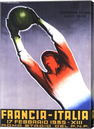Francia Italia Foot Ball 1935 by T Corbella
