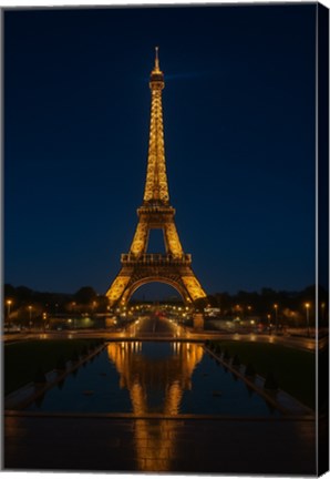 Eiffel Tower at Night by Color Me Happy