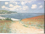 Chemin Dans Les Bles A Pourville by Claude Monet
