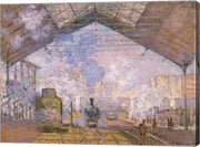 The Gare St. Lazare, 1877 by Claude Monet