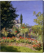 Flowering Garden at Sainte-Adresse, c.1866 by Claude Monet